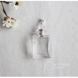 香氛精油瓶-穩賺四方-金工瓶 透明 (1入)