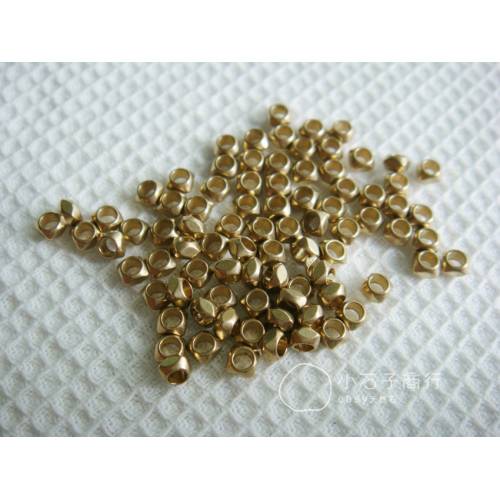 滿額贈//滿1000元即可挑選–金屬配件-方型扁珠2x3mm (40入)