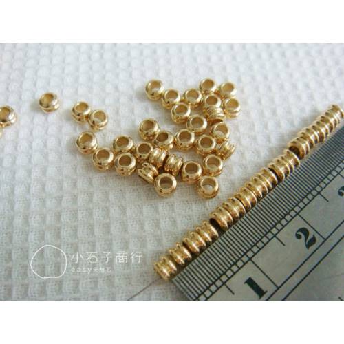 金屬配件-工型銅珠3.5mm (15入)