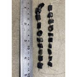 黑碧璽-原礦不規則(直洞) (1串/10入) //客製賣場