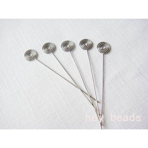 不銹鋼合金配件-棒棒糖造型針 (50入)