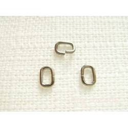 不銹鋼合金配件-C圈(小方型) 2x3mm (120入)