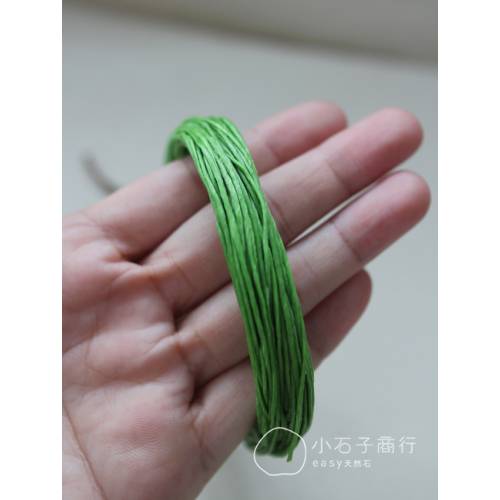蠟線 - 草綠色 (粗)約1mm (1份)