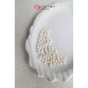 淡水珍珠-小米珠(白色)約2.5x3.5mm(50入)