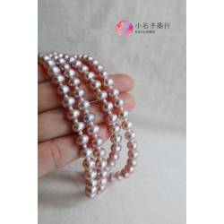 淡水珍珠-車輪(藕紫)約5x7mm(AA) (20入)