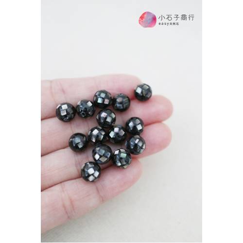 黑珍珠貝-拼接球8mm (1入)