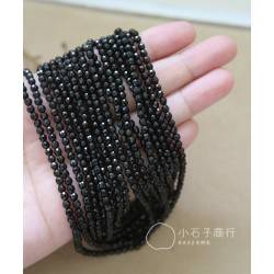 黑瑪瑙-3mm 角珠 (60入)