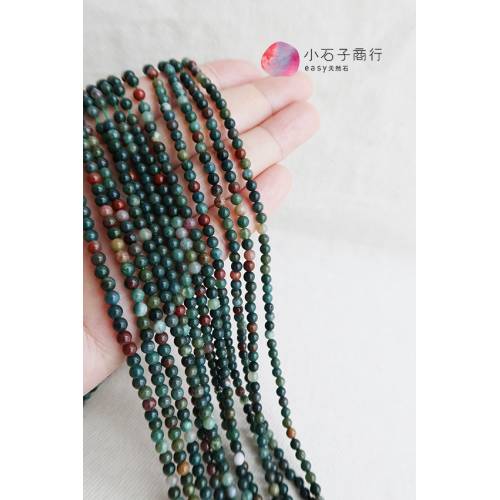 印度瑪瑙-3mm 圓珠 (60入)
