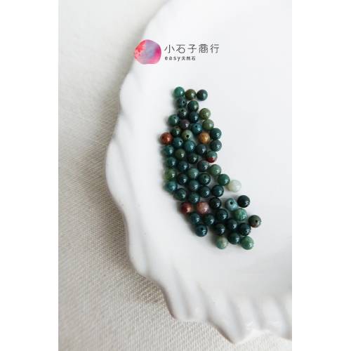 印度瑪瑙-3mm 圓珠 (60入)