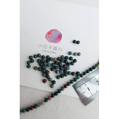 印度瑪瑙-3mm 圓珠 (60入)