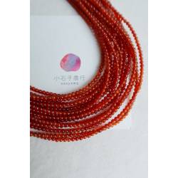 紅瑪瑙-3mm 圓珠 (60入)