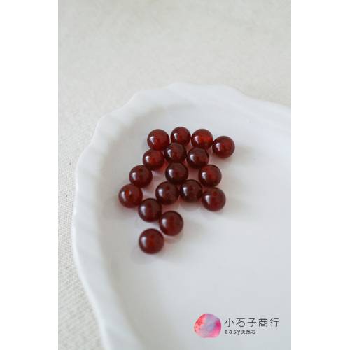 紅瑪瑙-6mm 圓珠 (33入)