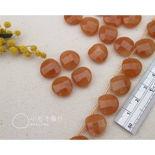 紅東菱-扁水滴切角13mm (1入)