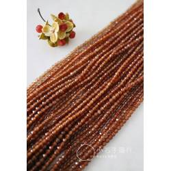石榴石(橙色)-車輪切角2.5x3mm (50入)