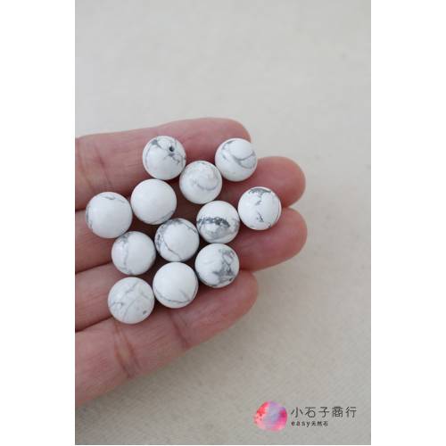 白紋石-10mm 圓珠 (15入)