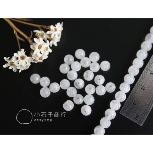 月光石-6~6.5mm圓珠 (25入)