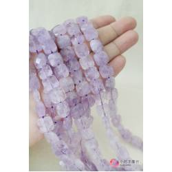 紫玉(紫水晶)-正方切角 10mm (1串/12入)