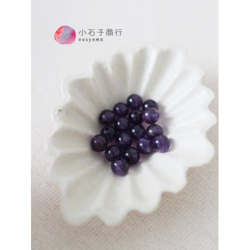 紫水晶-6mm 圓珠 (25入)