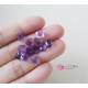 紫水晶-扁水滴6.5mm"側洞" (15入)