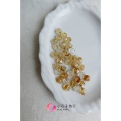黃水晶-菱形切角6mm (1入)