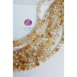 黃水晶-菱形切角6mm (20入)