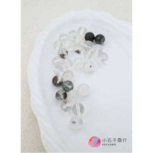綠幽靈-6.5mm圓珠 (20入)