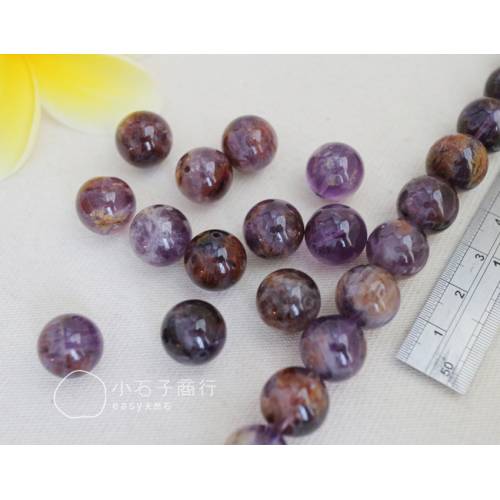 紫幽靈-12.5mm圓珠 (13入)
