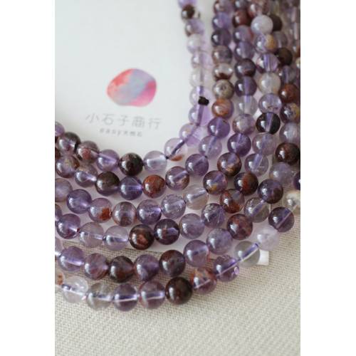 紫幽靈-6.5~7mm圓珠 (25入)