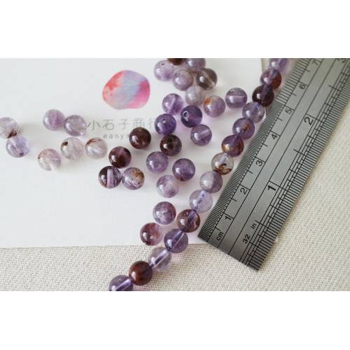 紫幽靈-6.5~7mm圓珠 (25入)