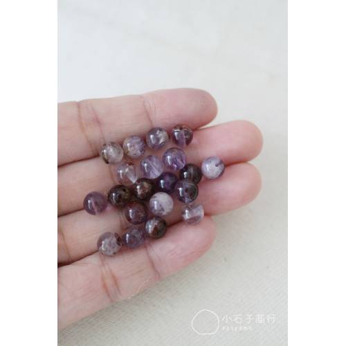 紫幽靈-6.5~7mm圓珠 (25入)