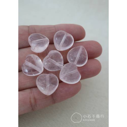 粉晶-桃心14mm (8入)