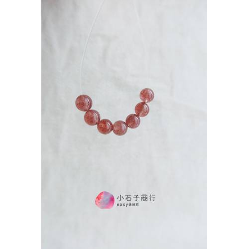 草莓晶-8~8.5mm圓珠 (18入)