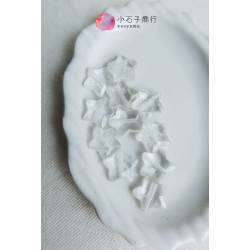 白水晶-五角星切角14mm (1入)
