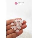 白水晶-不規則原礦小石型約6~8mm (1入)