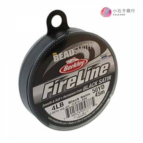 珠寶編織專用 火線 FireLine 4LB-黑色 (1入)
